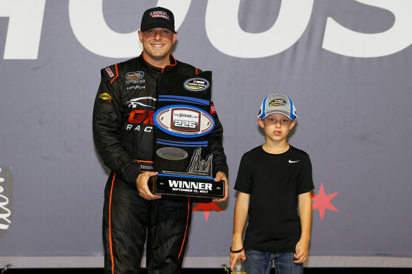 NASCAR Camping World Truck Series
TheHouse.com 225
Chicagoland Speedway, Joliet, IL USA
Friday 15 September 2017
Johnny Sauter, ISMConnect Chevrolet Silverado celebrates in victory lane
World Copyright: Russell LaBounty
LAT Images NASCAR Camping World Truck Series
TheHouse.com 225
Chicagoland Speedway, Joliet, IL USA
Friday 15 September 2017
Johnny Sauter, ISMConnect Chevrolet Silverado celebrates in victory lane
World Copyright: Russell LaBounty
LAT Images