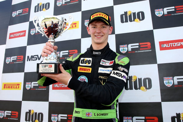 2016 BRDC F3 Championship,
Donington Park, Leicestershire. 10th - 11th September 2016.
Toby Sowery (GBR) Lanan Racing BRDC F3.
World Copyright: Ebrey / LAT Photographic.