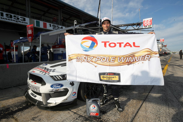 2017 IMSA Continental Tire SportsCar Challenge
Visit Sebring 120
Sebring International Raceway, Sebring, FL USA
Friday 17 March 2017
Total pole award winner 60, Ford, Ford Mustang, GS, Jade Buford
World Copyright: MIchael L. Levitt
LAT Images
ref: Digital Image levitt_seb_0317-11517