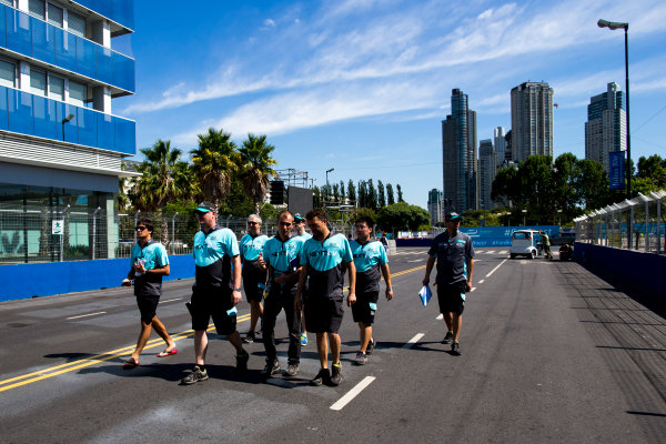 2015/2016 FIA Formula E Championship.
Buenos Aires ePrix, Buenos Aires, Argentina.
Friday 5 February 2016.
Nelson Piquet (BRA), NEXTEV TCR FormulaE 001 and Oliver Turvey (GBR) NEXTEV TCR FormulaE 001 walk the track.
Photo: Zak Mauger/LAT/Formula E
ref: Digital Image _L0U9733 2015/2016 FIA Formula E Championship.
Buenos Aires ePrix, Buenos Aires, Argentina.
Friday 5 February 2016.
Nelson Piquet (BRA), NEXTEV TCR FormulaE 001 and Oliver Turvey (GBR) NEXTEV TCR FormulaE 001 walk the track.
Photo: Zak Mauger/LAT/Formula E
ref: Digital Image _L0U9733