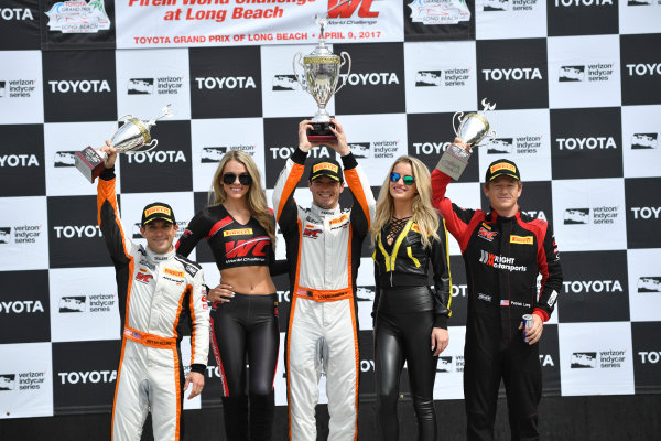 2017 Pirelli World Challenge
Toyota Grand Prix of Long Beach
Streets of Long Beach, CA USA
Sunday 9 April 2017
Alvaro Parente, Bryan Sellers, Patrick Long
World Copyright: Richard Dole/LAT Images
ref: Digital Image RD_LB17_487