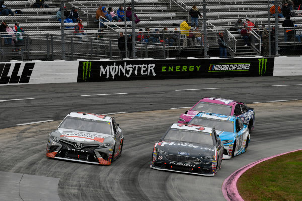 Monster Energy NASCAR Cup Series
First Data 500
Martinsville Speedway, Martinsville VA USA
Sunday 29 October 2017
Corey LaJoie, BK Racing, Schluter Systems Toyota Camry, David Ragan, Front Row Motorsports, TheHouse.com Ford Fusion
World Copyright: Scott R LePage
LAT Images
ref: Digital Image lepage-171029-mart-8079 Monster Energy NASCAR Cup Series
First Data 500
Martinsville Speedway, Martinsville VA USA
Sunday 29 October 2017
Corey LaJoie, BK Racing, Schluter Systems Toyota Camry, David Ragan, Front Row Motorsports, TheHouse.com Ford Fusion
World Copyright: Scott R LePage
LAT Images
ref: Digital Image lepage-171029-mart-8079