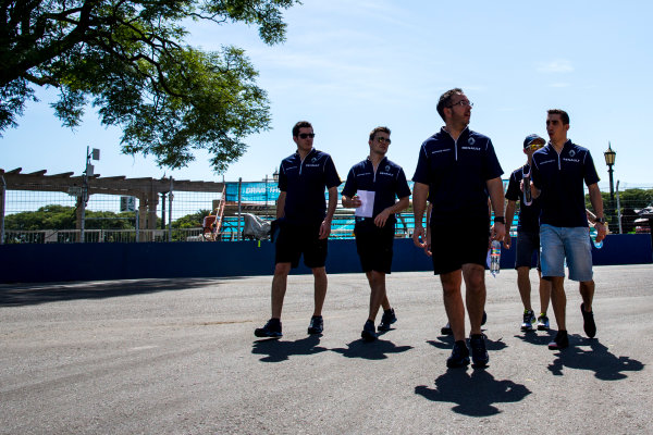 2015/2016 FIA Formula E Championship.
Buenos Aires ePrix, Buenos Aires, Argentina.
Friday 5 February 2016.
Sebastien Buemi (SUI), Renault e.Dams Z.E.15 and Nicolas Prost (FRA), Renault e.Dams Z.E.15 walk the track.
Photo: Zak Mauger/LAT/Formula E
ref: Digital Image _L0U9855 2015/2016 FIA Formula E Championship.
Buenos Aires ePrix, Buenos Aires, Argentina.
Friday 5 February 2016.
Sebastien Buemi (SUI), Renault e.Dams Z.E.15 and Nicolas Prost (FRA), Renault e.Dams Z.E.15 walk the track.
Photo: Zak Mauger/LAT/Formula E
ref: Digital Image _L0U9855