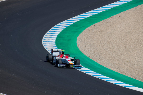 2017 FIA Formula 2 Round 10.
Circuito de Jerez, Jerez, Spain.
Sunday 8 October 2017.
Alex Palou (JPN, Campos Racing). 
Photo: Zak Mauger/FIA Formula 2.
ref: Digital Image _56I7623