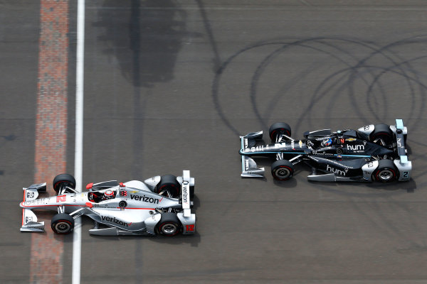 Verizon IndyCar Series
Indianapolis 500 Race
Indianapolis Motor Speedway, Indianapolis, IN USA
Sunday 28 May 2017
Will Power, Team Penske Chevrolet and Josef Newgarden, Team Penske Chevrolet
World Copyright: Russell LaBounty
LAT Images