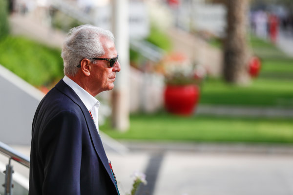 Bahrain International Circuit, Sakhir, Bahrain.
Sunday 16 April 2017.
Marco Tronchetti Provera, Executive Vice Chairman and Chief Executive Officer, Pirelli.
World Copyright: Sam Bloxham/LAT Images
ref: Digital Image _J6I1897 Bahrain International Circuit, Sakhir, Bahrain.
Sunday 16 April 2017.
Marco Tronchetti Provera, Executive Vice Chairman and Chief Executive Officer, Pirelli.
World Copyright: Sam Bloxham/LAT Images
ref: Digital Image _J6I1897