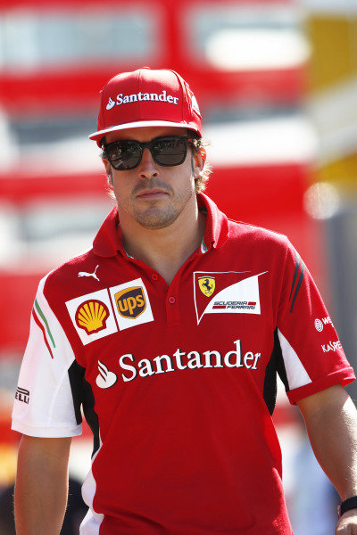 Circuit de Catalunya, Barcelona, Spain.
Friday 9 May 2014.
Fernando Alonso, Ferrari.
World Copyright: Charles Coates/LAT Photographic.
ref: Digital Image _N7T8456 Circuit de Catalunya, Barcelona, Spain.
Friday 9 May 2014.
Fernando Alonso, Ferrari.
World Copyright: Charles Coates/LAT Photographic.
ref: Digital Image _N7T8456