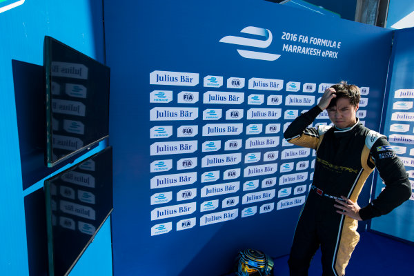 2016/2017 FIA Formula E Championship.
Marrakesh ePrix, Circuit International Automobile Moulay El Hassan, Marrakesh, Morocco.
Ma Qing Hau (CHN), Techeetah, Spark-Renault, Renault Z.E 16. 
Saturday 12 November 2016.
Photo: Sam Bloxham/LAT/Formula E
ref: Digital Image _SLA7824