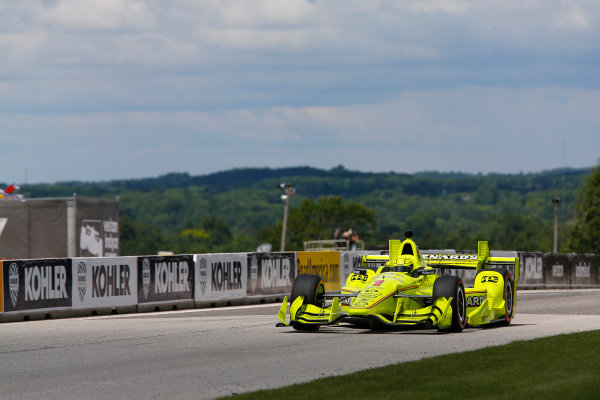 Verizon IndyCar Series
Kohler Grand Prix
Road America, Elkhart Lake, WI USA
Sunday 25 June 2017
Simon Pagenaud, Team Penske Chevrolet
World Copyright: Phillip Abbott
LAT Images
ref: Digital Image abbott_elkhart_0617_7907 Verizon IndyCar Series
Kohler Grand Prix
Road America, Elkhart Lake, WI USA
Sunday 25 June 2017
Simon Pagenaud, Team Penske Chevrolet
World Copyright: Phillip Abbott
LAT Images
ref: Digital Image abbott_elkhart_0617_7907