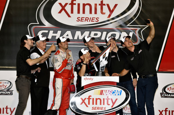 NASCAR XFINITY Series
Ford EcoBoost 300
Homestead-Miami Speedway, Homestead, FL USA
Saturday 18 November 2017
Team Penske celebrate winning the 2017 NASCAR Xfinity Series Owners Championship
World Copyright: Nigel Kinrade
LAT Images NASCAR XFINITY Series
Ford EcoBoost 300
Homestead-Miami Speedway, Homestead, FL USA
Saturday 18 November 2017
Team Penske celebrate winning the 2017 NASCAR Xfinity Series Owners Championship
World Copyright: Nigel Kinrade
LAT Images