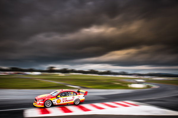 2017 Supercars Championship Round 5. 
Winton SuperSprint, Winton Raceway, Victoria, Australia.
Friday May 19th to Sunday May 21st 2017.
Fabian Coulthard drives the #12 Shell V-Power Racing Team Ford Falcon FGX.
World Copyright: Daniel Kalisz/LAT Images
Ref: Digital Image 190517_VASCR5_DKIMG_3617.JPG