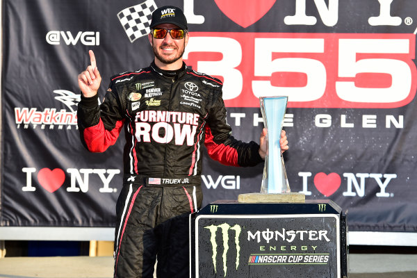 Monster Energy NASCAR Cup Series
I LOVE NEW YORK 355 at The Glen
Watkins Glen International, Watkins Glen, NY USA
Sunday 6 August 2017
Martin Truex Jr, Furniture Row Racing, Furniture Row/Denver Mattress Toyota Camry celebrates in victory lane
World Copyright: John Harrelson
LAT Images Monster Energy NASCAR Cup Series
I LOVE NEW YORK 355 at The Glen
Watkins Glen International, Watkins Glen, NY USA
Sunday 6 August 2017
Martin Truex Jr, Furniture Row Racing, Furniture Row/Denver Mattress Toyota Camry celebrates in victory lane
World Copyright: John Harrelson
LAT Images