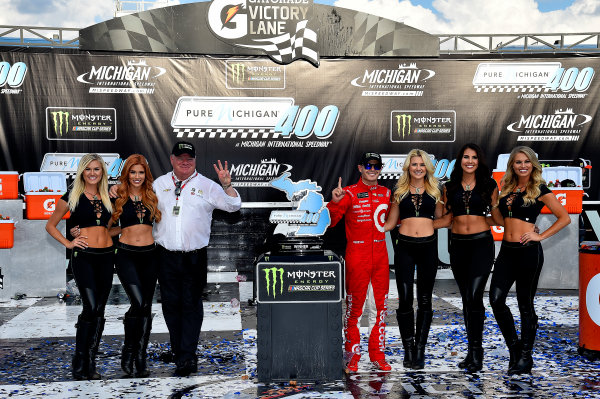 Monster Energy NASCAR Cup Series
Pure Michigan 400
Michigan International Speedway, Brooklyn, MI USA
Sunday 13 August 2017
Kyle Larson, Chip Ganassi Racing, Target Chevrolet SS wins
World Copyright: Rusty Jarrett
LAT Images