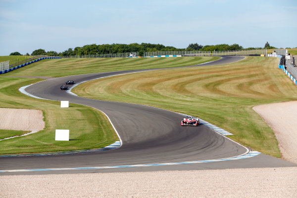 FIA Formula E Season 3 Testing - Day Two.
Donington Park Racecourse, Derby, United Kingdom.
Nick Heidfeld, Mahindra Racing, Spark-Mahindra, at the Craner Curves.
Wednesday 24 August 2016.
Photo: Adam Warner / LAT / FE.
ref: Digital Image _14P2232
