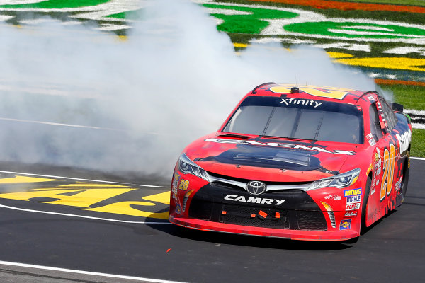 2017 NASCAR Xfinity Series
My Bariatric Solutions 300
Texas Motor Speedway, Fort Worth, TX USA
Saturday 8 April 2017
Erik Jones, Game Stop/ GAEMS Toyota Camry celebrates his win with a burnout
World Copyright: Russell LaBounty/LAT Images
ref: Digital Image 17TEX1rl_2599 2017 NASCAR Xfinity Series
My Bariatric Solutions 300
Texas Motor Speedway, Fort Worth, TX USA
Saturday 8 April 2017
Erik Jones, Game Stop/ GAEMS Toyota Camry celebrates his win with a burnout
World Copyright: Russell LaBounty/LAT Images
ref: Digital Image 17TEX1rl_2599