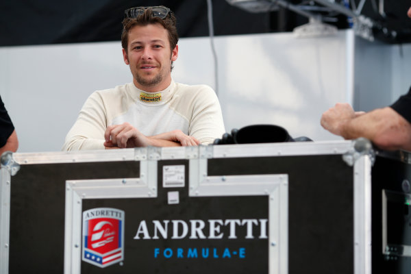 Practice Session 1.
Marco Andretti (USA)/Andretti Autosport - Spark-Renault SRT_01E
FIA Formula E World Championship.
Buenos Aires, Argentina, South America.
Saturday 10 January 2015.
Copyright: Adam Warner / LAT / FE
ref: Digital Image _L5R6215 Practice Session 1.
Marco Andretti (USA)/Andretti Autosport - Spark-Renault SRT_01E
FIA Formula E World Championship.
Buenos Aires, Argentina, South America.
Saturday 10 January 2015.
Copyright: Adam Warner / LAT / FE
ref: Digital Image _L5R6215