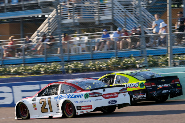 Monster Energy NASCAR Cup Series
Ford EcoBoost 400
Homestead-Miami Speedway, Homestead, FL USA
Sunday 19 November 2017
Ryan Blaney, Wood Brothers Racing, Motorcraft/Quick Lane Tire & Auto Center Ford Fusion
World Copyright: Matthew T. Thacker
LAT Images Monster Energy NASCAR Cup Series
Ford EcoBoost 400
Homestead-Miami Speedway, Homestead, FL USA
Sunday 19 November 2017
Ryan Blaney, Wood Brothers Racing, Motorcraft/Quick Lane Tire & Auto Center Ford Fusion
World Copyright: Matthew T. Thacker
LAT Images