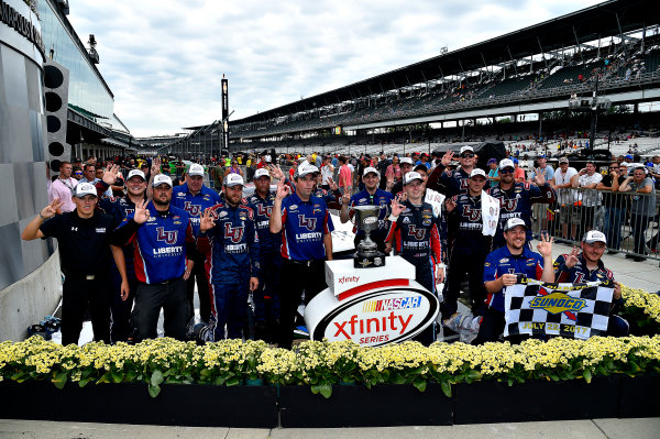 NASCAR XFINITY Series
Lilly Diabetes 250
Indianapolis Motor Speedway, Indianapolis, IN USA
Saturday 22 July 2017
William Byron, Liberty University Chevrolet Camaro wins
World Copyright: Rusty Jarrett
LAT Images NASCAR XFINITY Series
Lilly Diabetes 250
Indianapolis Motor Speedway, Indianapolis, IN USA
Saturday 22 July 2017
William Byron, Liberty University Chevrolet Camaro wins
World Copyright: Rusty Jarrett
LAT Images