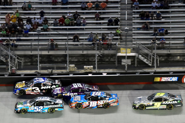 NASCAR XFINITY Series
Food City 300
Bristol Motor Speedway, Bristol, TN USA
Friday 18 August 2017
Ty Dillon, Bass Pro Shops / NRA Museum Chevrolet Camaro, Dale Earnhardt Jr, Goody's Mixed Fruit Blast Chevrolet Camaro and Kyle Busch, NOS Rowdy Toyota Camry
World Copyright: Nigel Kinrade
LAT Images NASCAR XFINITY Series
Food City 300
Bristol Motor Speedway, Bristol, TN USA
Friday 18 August 2017
Ty Dillon, Bass Pro Shops / NRA Museum Chevrolet Camaro, Dale Earnhardt Jr, Goody's Mixed Fruit Blast Chevrolet Camaro and Kyle Busch, NOS Rowdy Toyota Camry
World Copyright: Nigel Kinrade
LAT Images