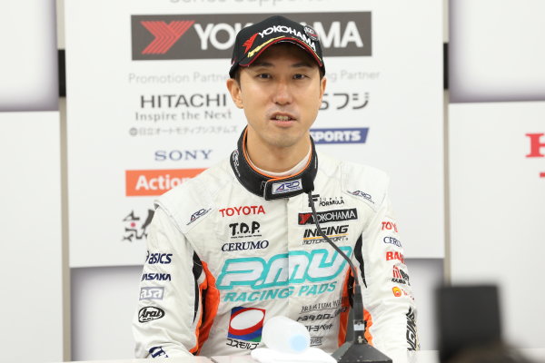 2017 Japanese Super Formula.
Suzuka, Japan. 21st - 22nd October 2017. Rd 7. Cancelled race due to Typhoon.
 2017 Driver?s Champion Hiroaki Ishiura ( #2 P.MU/CERUMO ? INGING SF14 ) portrait
World Copyright: Yasushi Ishihara / LAT Images.
Ref: 2017_SF_Rd7_019