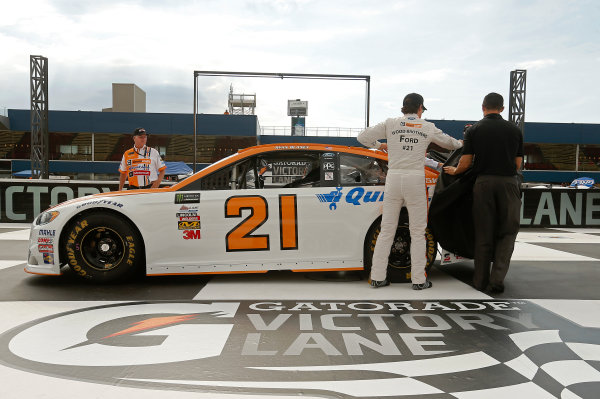 Monster Energy NASCAR Cup Series
FireKeepers Casino 400
Michigan International Speedway, Brooklyn, MI USA
Friday 16 June 2017
Ryan Blaney, Wood Brothers Racing, Omnicraft Auto Parts Ford Fusion
World Copyright: Brett Moist 
LAT Images