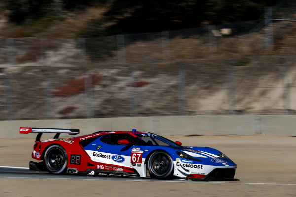 IMSA WeatherTech SportsCar Championship
AMERICA'S TIRE 250
Mazda Raceway Laguna Seca
Monterey, CA USA
Friday 22 September 2017
67, Ford, Ford GT, GTLM, Ryan Briscoe, Richard Westbrook
World Copyright: Michael L. Levitt
LAT Images IMSA WeatherTech SportsCar Championship
AMERICA'S TIRE 250
Mazda Raceway Laguna Seca
Monterey, CA USA
Friday 22 September 2017
67, Ford, Ford GT, GTLM, Ryan Briscoe, Richard Westbrook
World Copyright: Michael L. Levitt
LAT Images