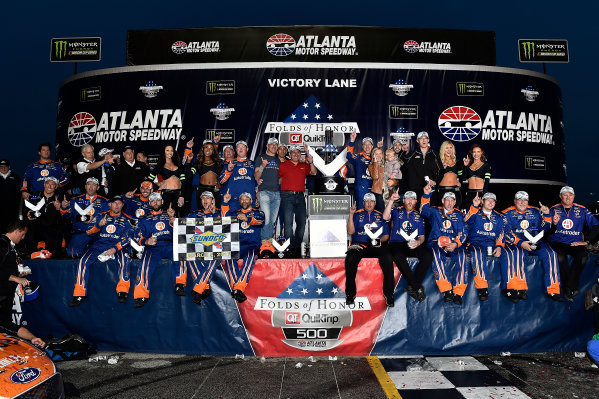 2017 Monster Energy NASCAR Cup Series - Fold of Honor QuikTrip 500
Atlanta Motor Speedway, Hampton, GA USA
Sunday 5 March 2017
Brad Keselowski
World Copyright: Rusty Jarrett/LAT Images
ref: Digital Image 17ATL1rj_2858 2017 Monster Energy NASCAR Cup Series - Fold of Honor QuikTrip 500
Atlanta Motor Speedway, Hampton, GA USA
Sunday 5 March 2017
Brad Keselowski
World Copyright: Rusty Jarrett/LAT Images
ref: Digital Image 17ATL1rj_2858