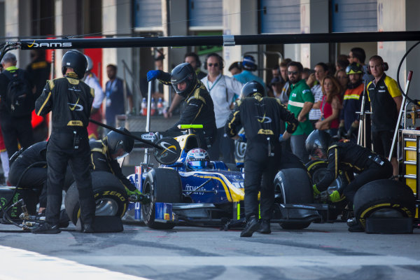 2017 FIA Formula 2 Round 10.
Circuito de Jerez, Jerez, Spain.
Saturday 7 October 2017.
Nicholas Latifi (CAN, DAMS). 
Photo: Zak Mauger/FIA Formula 2.
ref: Digital Image _X0W1950