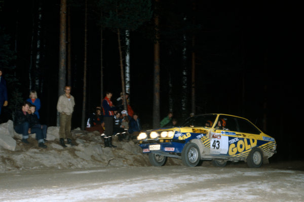 1000 Lakes Rally, Finland. 24-28 August 1979.
Juha Kankkunen/Timo Hantunen (Ford Escort RS), 14th position, action.
World Copyright: LAT Photographic
Ref: Colour Transparency.