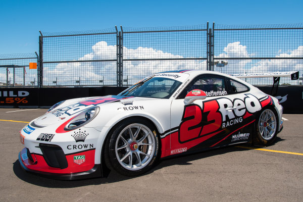 2017 Supercars Championship Round 14. 
Newcastle 500, Newcastle Street Circuit, Newcastle, Australia.
Thursday November 23rd to Sunday November 27th 2017.
The car of 23 Red Racing.
World Copyright: Daniel Kalisz/LAT Images
Ref: Digital Image 231117_VASCR14_DKIMG_0204.jpg