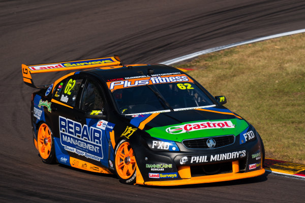 2017 Supercars Championship Round 6. 
Darwin Triple Crown, Hidden Valley Raceway, Northern Territory, Australia.
Friday June 16th to Sunday June 18th 2017.
Alex Rullo drives the #62 LD Motorsport Holden Commodore VF.
World Copyright: Daniel Kalisz/LAT Images
Ref: Digital Image 160617_VASCR6_DKIMG_1502.JPG