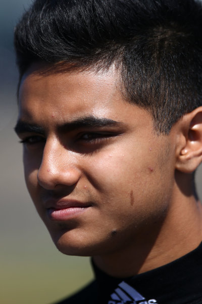2016 BRDC F3 Championship,
Snetterton, Norfolk. 6th - 7th August 2016.
Enaam Ahmed (GBR) Douglas Motorsport BRDC F3.
World Copyright: Ebrey / LAT Photographic. 2016 BRDC F3 Championship,
Snetterton, Norfolk. 6th - 7th August 2016.
Enaam Ahmed (GBR) Douglas Motorsport BRDC F3.
World Copyright: Ebrey / LAT Photographic.