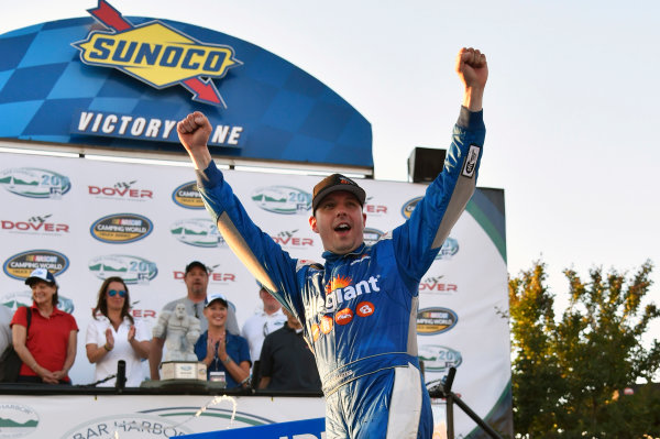 NASCAR Camping World Truck Series
Bar Harbor 200
Dover International Speedway, Dover, DE USA
Friday 2 June 2017
Johnny Sauter, Allegiant Airlines Chevrolet Silverado celebrates his win in Victory Lane
World Copyright: Nigel Kinrade
LAT Images
ref: Digital Image 17DOV1nk06940 NASCAR Camping World Truck Series
Bar Harbor 200
Dover International Speedway, Dover, DE USA
Friday 2 June 2017
Johnny Sauter, Allegiant Airlines Chevrolet Silverado celebrates his win in Victory Lane
World Copyright: Nigel Kinrade
LAT Images
ref: Digital Image 17DOV1nk06940