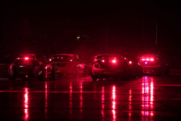 Action takes place in the Arena at the Autosport International Show