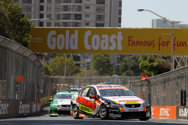 Gold Coast 600, Surfers Paradise, Queensland, Australia. 22nd - 24th October 2010.
Car 39,Commodore VE,Holden,Jack Perkins,PMM,Paul Morris Motorsport,Russell Ingall,Supercars,Supercheap Auto,V8 Supercar,endurance,enduro.
World Copyright: Mark Horsburgh/LAT Photographic.
Ref: 39-PMM-EV11-10-29429.