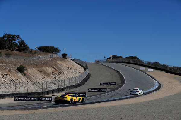 IMSA WeatherTech SportsCar Championship
AMERICA'S TIRE 250
Mazda Raceway Laguna Seca
Monterey, CA USA
Friday 22 September 2017
4, Chevrolet, Corvette C7.R, GTLM, Oliver Gavin, Tommy Milner, 33, Mercedes, Mercedes AMG GT3, GTD, Ben Keating, Jeroen Bleekemolen
World Copyright: Michael L. Levitt
LAT Images IMSA WeatherTech SportsCar Championship
AMERICA'S TIRE 250
Mazda Raceway Laguna Seca
Monterey, CA USA
Friday 22 September 2017
4, Chevrolet, Corvette C7.R, GTLM, Oliver Gavin, Tommy Milner, 33, Mercedes, Mercedes AMG GT3, GTD, Ben Keating, Jeroen Bleekemolen
World Copyright: Michael L. Levitt
LAT Images