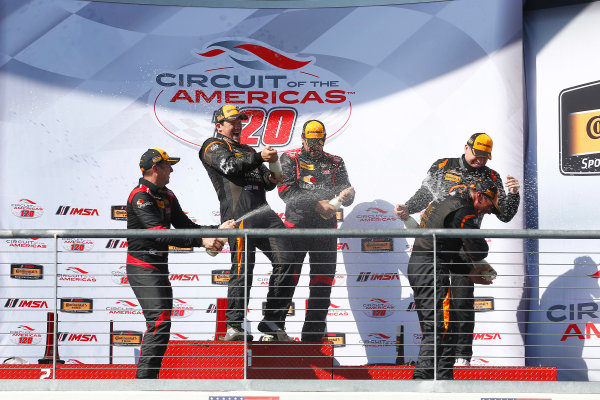 IMSA WeatherTech SportsCar Championship
Advance Auto Parts SportsCar Showdown
Circuit of The Americas, Austin, TX USA
Friday 5 May 2017
56, Porsche, Porsche Cayman, ST, Jeff Mosing, Eric Foss, 17, Spencer Pumpelly, Nick Galante, 75, Audi, Audi S3, Roy Block, Pierre Kleinubing, podium
World Copyright: Phillip Abbott
LAT Images
ref: Digital Image abbott_COTA_0517_7835