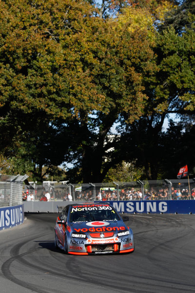 Round 4 - Hamilton 400.
Hamilton City Street Circuit, Hamilton, New Zealand.
17th - 18th April 2010.
Car 1, Jamie Whincup, Commodore VE, Holden, T8, TeamVodafone, Triple Eight Race Engineering, Triple Eight Racing.
World Copyright: Mark Horsburgh / LAT Photographic
ref: 1-Whincup-EV04-10-5539 Round 4 - Hamilton 400.
Hamilton City Street Circuit, Hamilton, New Zealand.
17th - 18th April 2010.
Car 1, Jamie Whincup, Commodore VE, Holden, T8, TeamVodafone, Triple Eight Race Engineering, Triple Eight Racing.
World Copyright: Mark Horsburgh / LAT Photographic
ref: 1-Whincup-EV04-10-5539