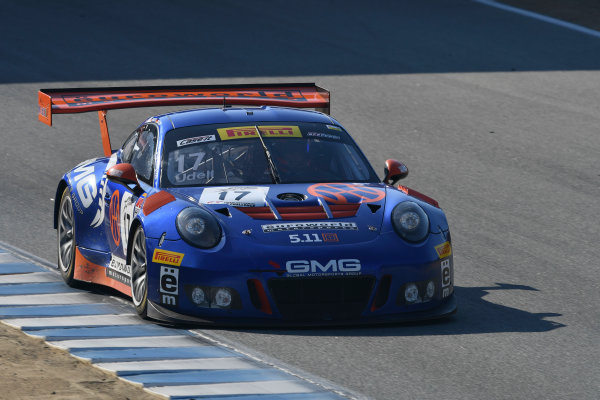 Pirelli World Challenge
Intercontinental GT Challenge California 8 Hours
Mazda Raceway Laguna Seca
Monterey, CA USA
Thursday 12 October 2017
Alec Udell, Wolf Henzler, Porsche 991 GT3-R, GT3 Overall
World Copyright: Richard Dole
LAT Images
ref: Digital Image RD_PWCLS17_014