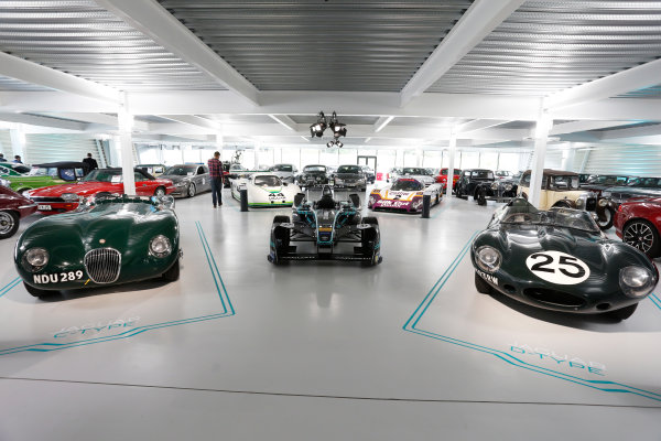 Jaguar Racing Official Formula E Launch
Jaguar Heritage Collections Centre, Gaydon, UK
Thursday 8 September 2016
The new Jaguar Racing Formula E car with C-Type and D-Type historic racing Jaguars.
World Copyright: Andrew Ferraro/LAT Photographic
ref: Digital Image _FER7022 Jaguar Racing Official Formula E Launch
Jaguar Heritage Collections Centre, Gaydon, UK
Thursday 8 September 2016
The new Jaguar Racing Formula E car with C-Type and D-Type historic racing Jaguars.
World Copyright: Andrew Ferraro/LAT Photographic
ref: Digital Image _FER7022