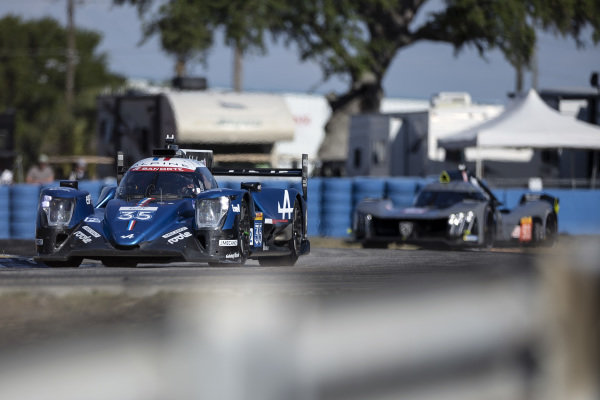 #35 ALPINE ELF TEAM FRA  Oreca 07  Gibson LMP2 of André Negrão, Memo Rojas, Oliver Caldwell