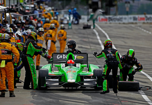 1-3 June, 2012, Detroit, Michigan, USA
James Hinchcliffe makes a pit stop.
(c)2012, Phillip G. Abbott
LAT Photo USA 1-3 June, 2012, Detroit, Michigan, USA
James Hinchcliffe makes a pit stop.
(c)2012, Phillip G. Abbott
LAT Photo USA