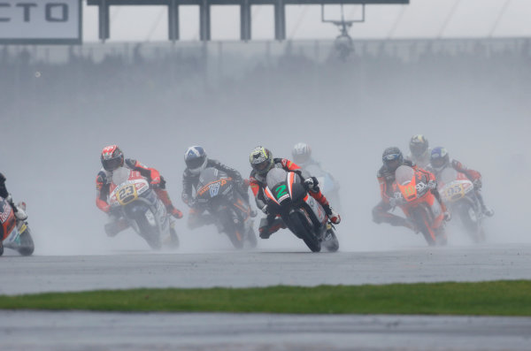 2015 Moto3 Championship.
British Grand Prix.
Silverstone, England. 28th - 30th August 2015.
Niccolo Antonelli, Honda, John McPhee, Honda, Remy Gardner, Mahindra, Darryn Binder, Mahindra, and Jules Danilo, Honda.
Ref: KW7_8492a. World copyright: Kevin Wood/LAT Photographic 2015 Moto3 Championship.
British Grand Prix.
Silverstone, England. 28th - 30th August 2015.
Niccolo Antonelli, Honda, John McPhee, Honda, Remy Gardner, Mahindra, Darryn Binder, Mahindra, and Jules Danilo, Honda.
Ref: KW7_8492a. World copyright: Kevin Wood/LAT Photographic