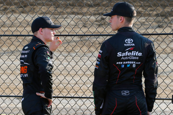 NASCAR Camping World Truck Series
Eldora Dirt Derby
Eldora Speedway, Rossburg, OH USA
Tuesday 18 July 2017
Justin Haley, Fraternal Order of Eagles Chevrolet Silverado and Ben Rhodes, Safelite Auto Glass Toyota Tundra
World Copyright: Russell LaBounty
LAT Images