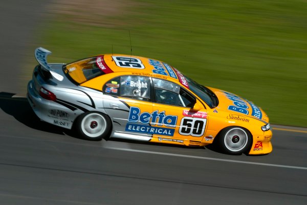 2003 Australian V8 Supercars Melbourne
Victoria,Australia 9th March 2003
EX HRT driver jason Bright in action. Bright turned 30 on the friday and also won the V8 Supercars race 1 at the 2003 Australian GP on the same day.
World Copyright: Mark Horsburgh/LAT
Photographic ref: Digital Image Only
2003 Australian V8 Supercars Melbourne
Victoria,Australia 9th March 2003
EX HRT driver jason Bright in action. Bright turned 30 on the friday and also won the V8 Supercars race 1 at the 2003 Australian GP on the same day.
World Copyright: Mark Horsburgh/LAT
Photographic ref: Digital Image Only