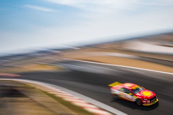 2017 Supercars Championship Round 2. 
Tasmania SuperSprint, Simmons Plains Raceway, Tasmania, Australia.
Friday April 7th to Sunday April 9th 2017.
Fabian Coulthard drives the #12 Shell V-Power Racing Team Ford Falcon FGX.
World Copyright: Daniel Kalisz/LAT Images
Ref: Digital Image 070417_VASCR2_DKIMG_0493.JPG