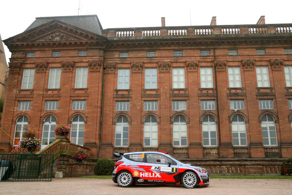 Juho Hanninen (FIN), Hyundai i20 WRC.
FIA World Rally Championship, Rd11, Rallye De France, Strasbourg, Alsace, France. Day One, Sunday 5 October 2014.