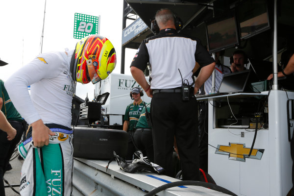 Verizon IndyCar Series
Honda Indy 200 at Mid-Ohio
Mid-Ohio Sports Car Course, Lexington, OH USA
Friday 28 July 2017
Spencer Pigot, Ed Carpenter Racing Chevrolet
World Copyright: Phillip Abbott
LAT Images
ref: Digital Image abbott_midohio_0717_0008