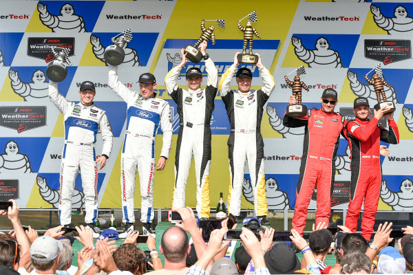 IMSA WeatherTech SportsCar Championship
Michelin GT Challenge at VIR
Virginia International Raceway, Alton, VA USA
Sunday 27 August 2017
3, Chevrolet, Corvette C7.R, GTLM, Antonio Garcia, Jan Magnussen, 67, Ford, Ford GT, Ryan Briscoe, Richard Westbrook, 62, Ferrari, Ferrari 488 GTE, Giancarlo Fisichella, Toni Vilander
World Copyright: Scott R LePage
LAT Images