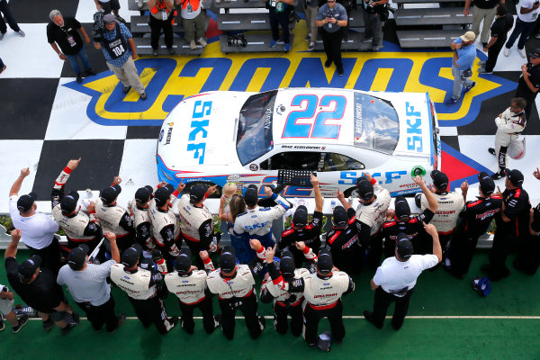 NASCAR XFINITY Series
Pocono Green 250
Pocono Raceway, Long Pond, PA USA
Saturday 10 June 2017
Brad Keselowski, SKF Ford Mustang celebrates in victory lane after winning
World Copyright: Russell LaBounty
LAT Images
ref: Digital Image 17POC1rl_03997 NASCAR XFINITY Series
Pocono Green 250
Pocono Raceway, Long Pond, PA USA
Saturday 10 June 2017
Brad Keselowski, SKF Ford Mustang celebrates in victory lane after winning
World Copyright: Russell LaBounty
LAT Images
ref: Digital Image 17POC1rl_03997